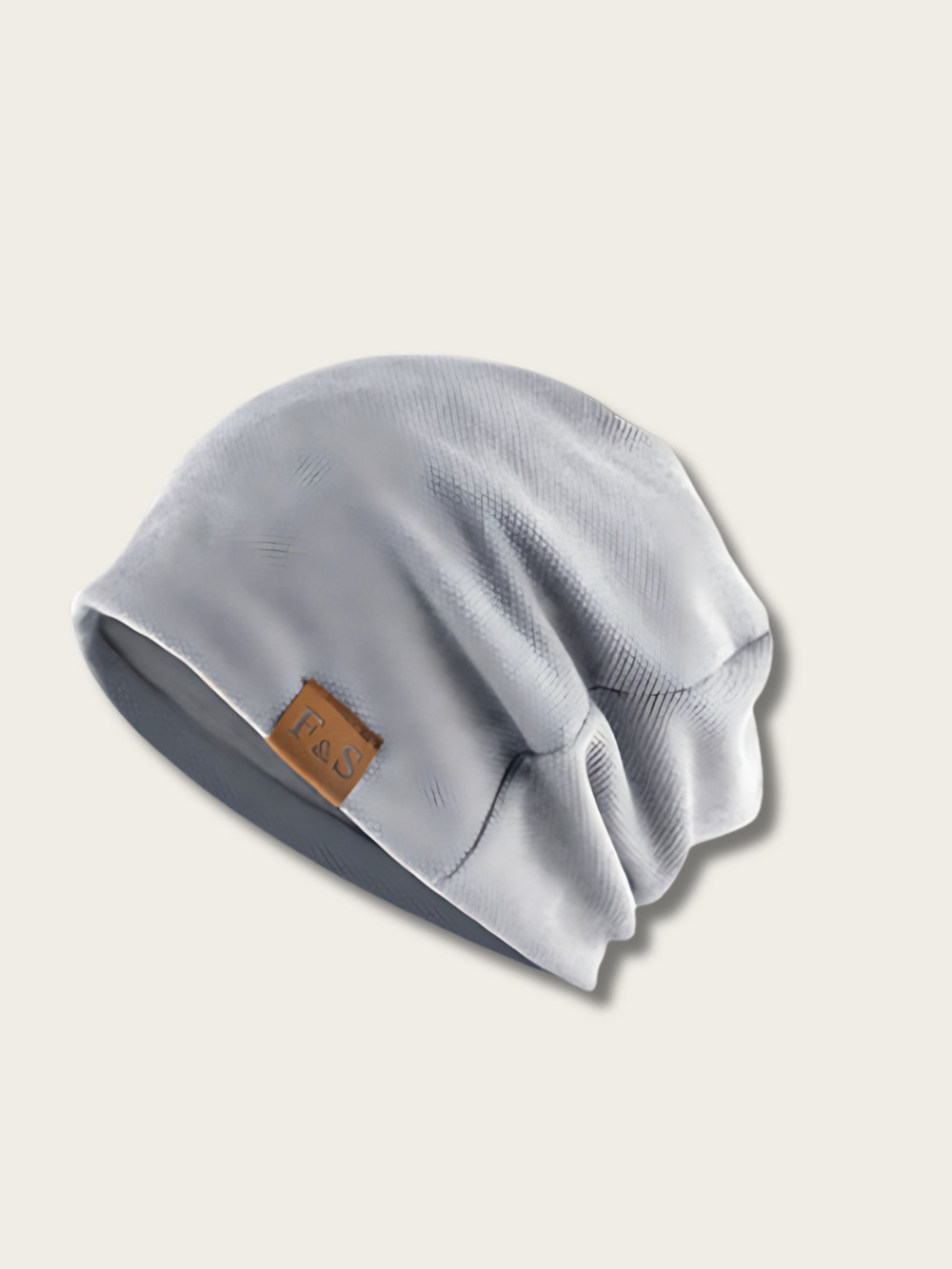 Geoknit Urban Textured Japanese Beanie - White