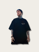 Moon Printed Japanese T Shirt - Large