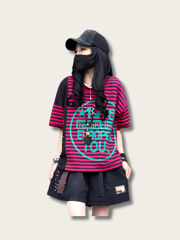 Retro Tour Modern Japanese T Shirt - Medium
