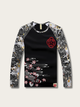 Koi Bloom Shadow Japanese Sweatshirt - Large