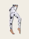 Marble Printed Japanese Yoga Pants - Small