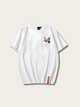 Golden Soar Crane Japanese T Shirt - Large