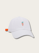 Cartoon Carrot Embroidered Japanese Cap - Khaki