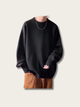 Cloud Oversized Streetwear Knit Sweatshirt - Medium