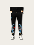 Azure Flame Dragon Japanese Pants - Large