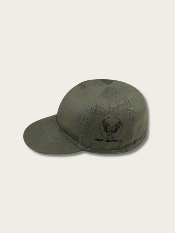 Aviator Classic Japanese Denim Cap - Green