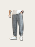 Gridline Street Japanese Harem Pants - Medium