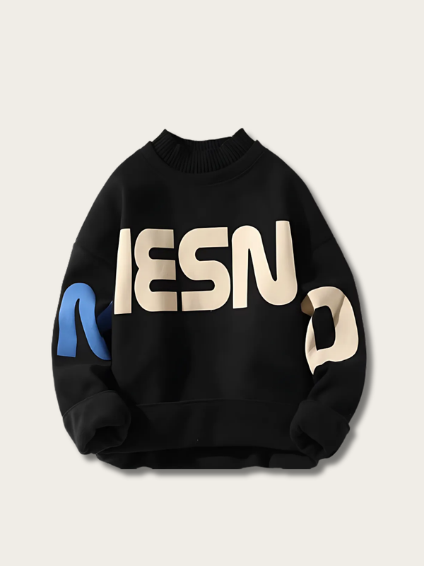 Urban Essence Graphic Japanese Style Sweater - Medium