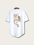 Crane Streetwear Japanese T Shirt - Medium