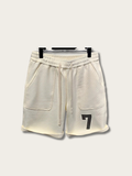 Sport Drawstring Patchwork Shorts - Medium