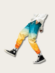 Gradient Blaze Japanese Pants - Medium