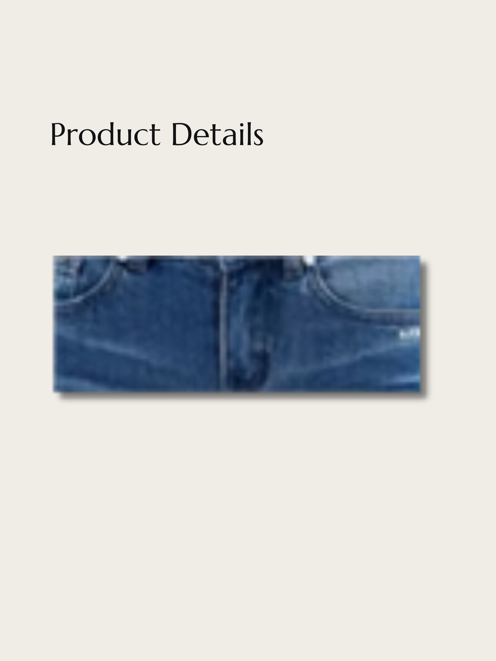 Artistic Contrast Flare Japanese Denim Pants - Medium