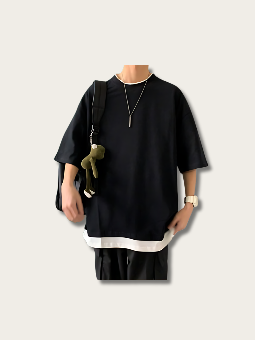 Urban Two Layer Japanese T Shirt - Medium