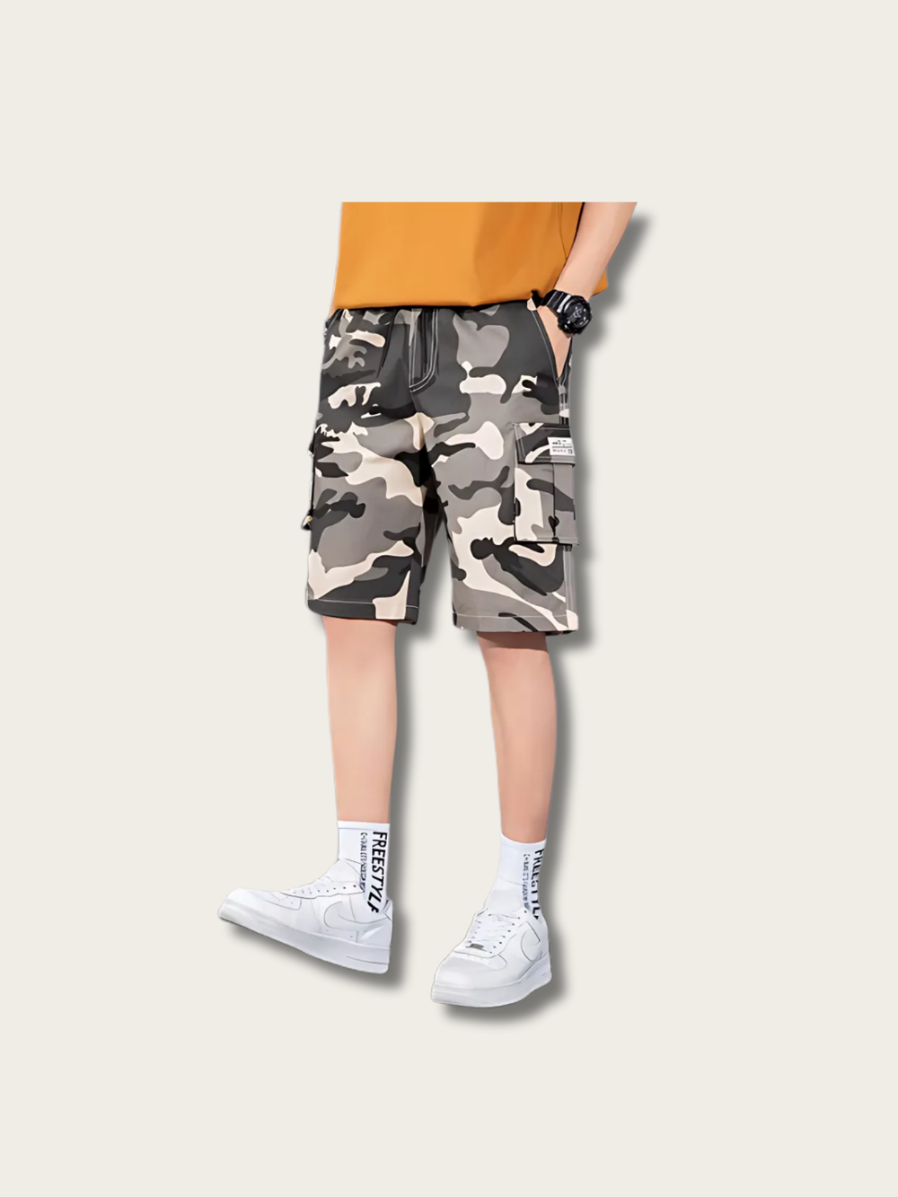 Urban Camo Japanese Shorts - Medium