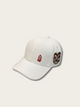 Embroidered Harajuku Lion Japanese Baseball Cap - White