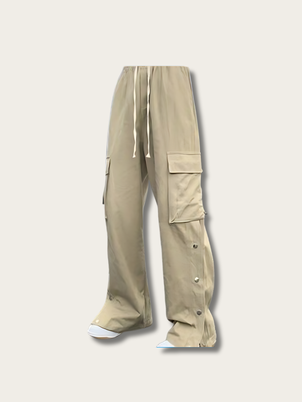 Snap Cargo Street Japanese Pants - Large