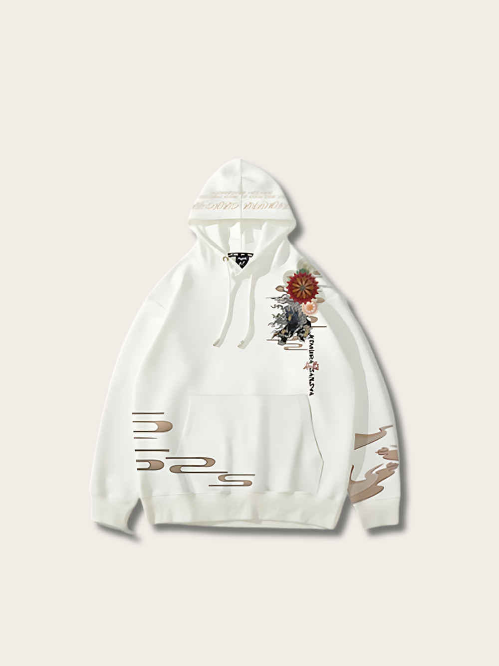 Heritage Blossom Japanese Hoodie - XL