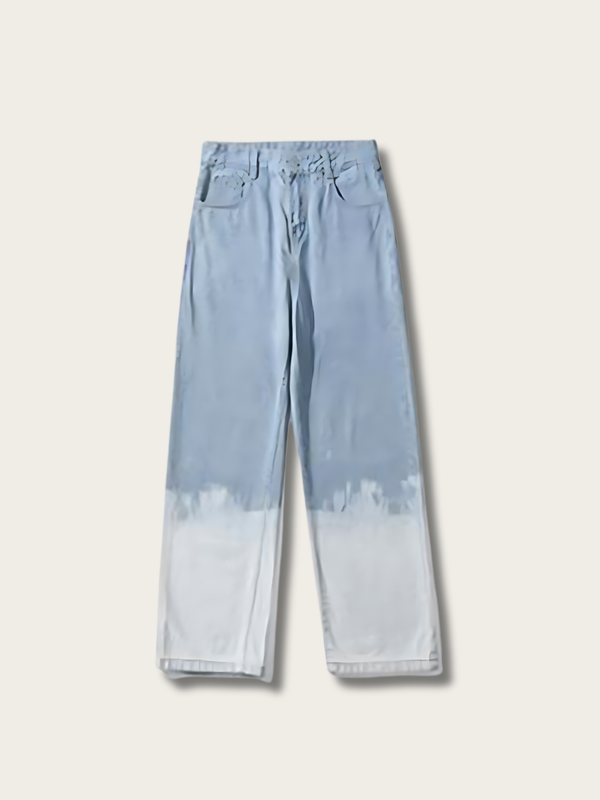 Retro Gradient Flow Japanese Pants - Small
