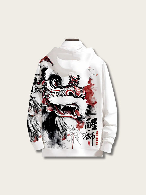 Mythic Beast Art Japanese Hoodie - Small