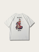 Embroidered Geisha Japanese T Shirt - Medium