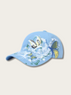 Floral Butterfly Japanese Baseball Cap - Blue