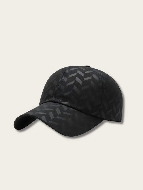Geo Tone Japanese Cap - Black