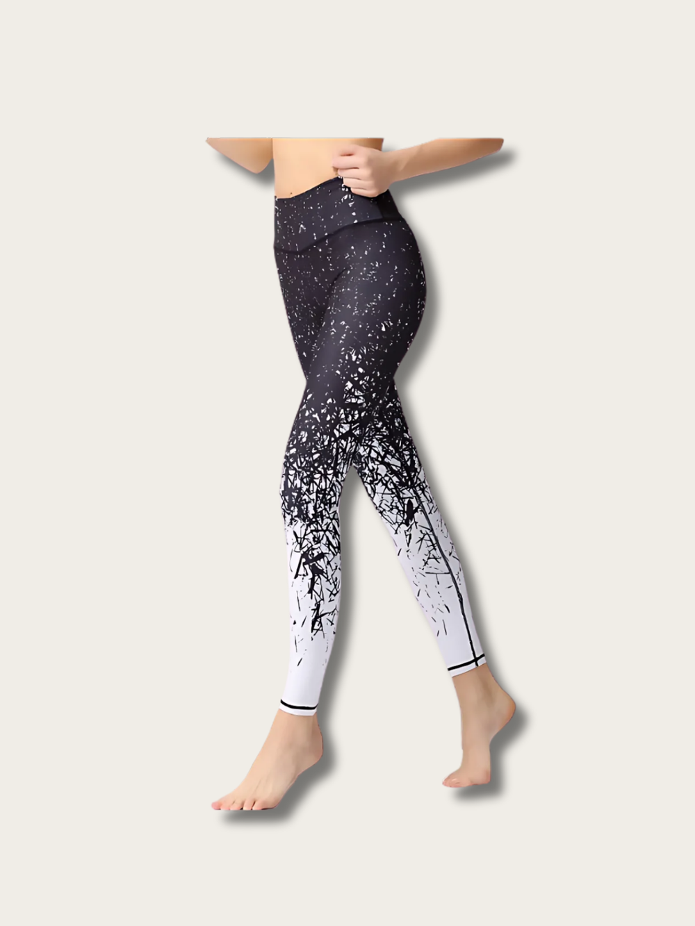 Graphic Art Casual Japanese Yoga Pants - Small