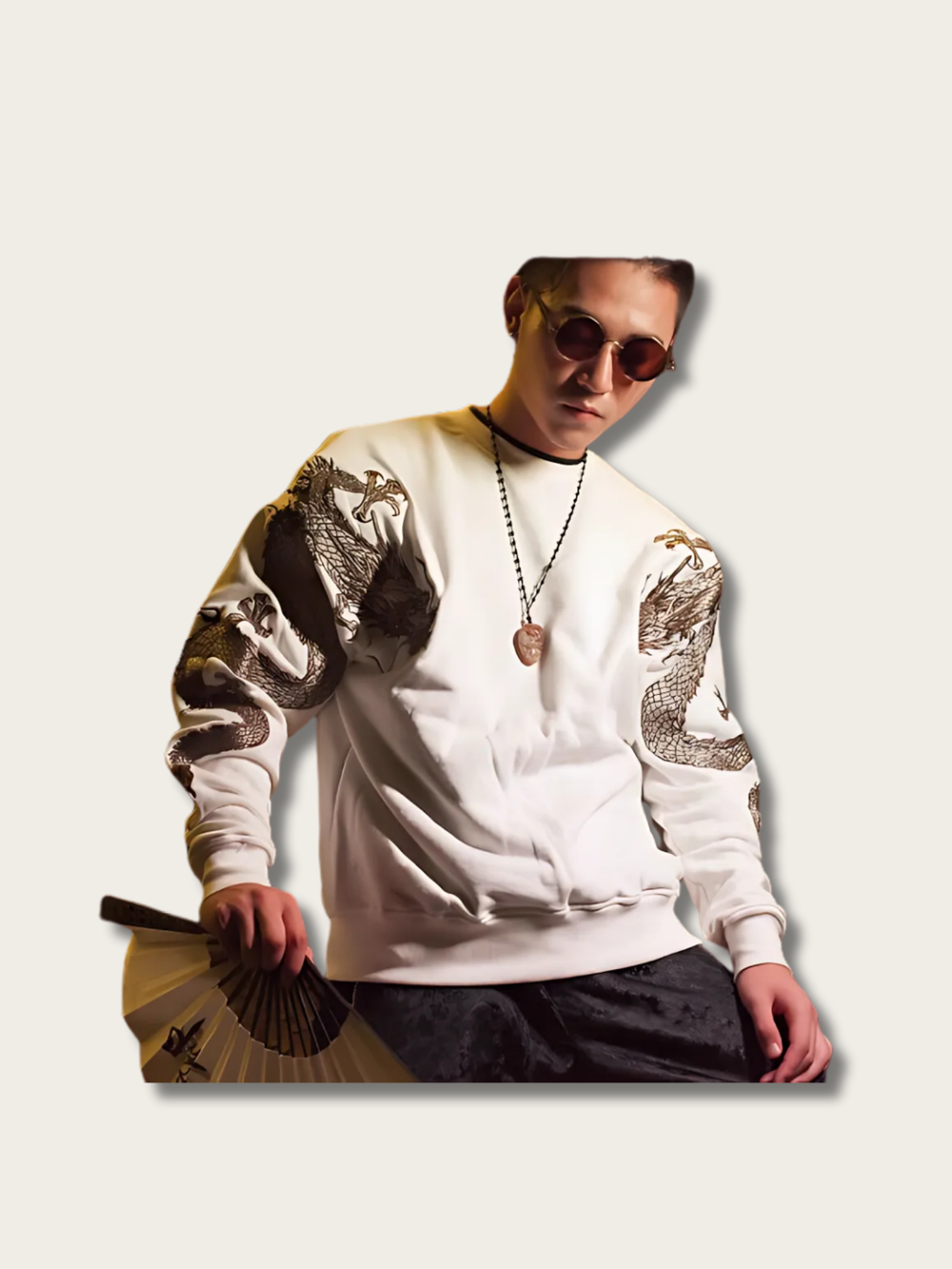 Eternal Dragonflow Japanese Sweatshirt - Large
