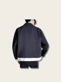 Cool Two Tone Plain Japanese Jacket - Large
