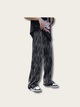 Abstract Flow Brushstroke Japanese Pants - Large