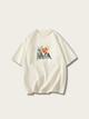 Flower Painted Japanese T Shirt - Small