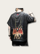 Lion Dance Cloudscape Japanese T Shirt - XL