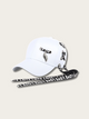 Love Leaf Japanese Baseball Cap - White