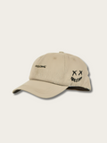Smiley Letter Stitch Japanese Cap - Khaki