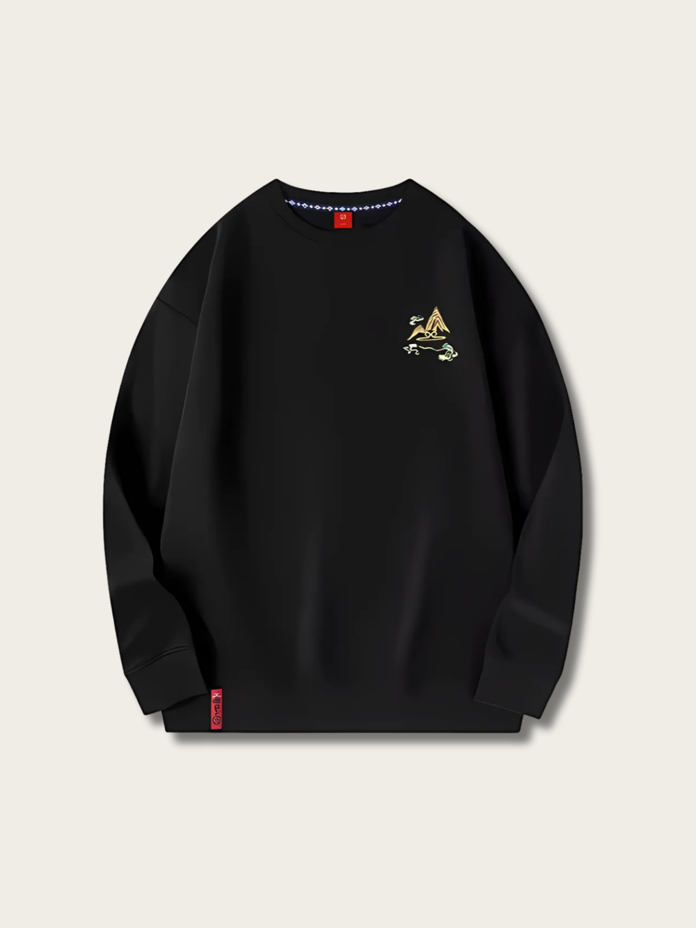 Mythic Flame Warrior Japanese Sweatshirt - Large