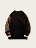Corded Contrast Patch Japanese Sweater - XL