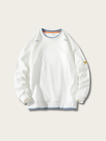 Layered Minimalist Cyberpunk Japanese Sweater - Small