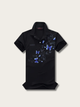 Butterfly Drift Japanese Polo Shirt - Medium
