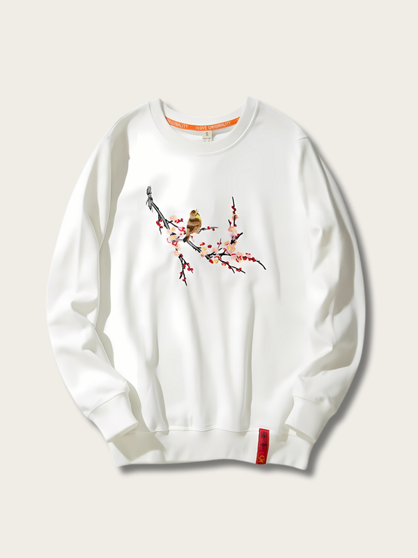 Blossom Perch Japanese Sweatshirt - Small