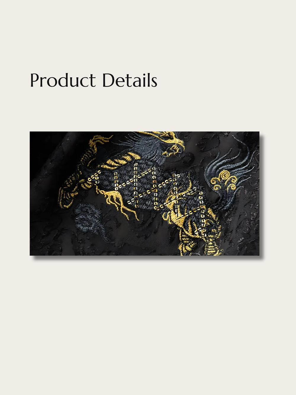 Dragon Majesty Embroidered Japanese Pants - XL