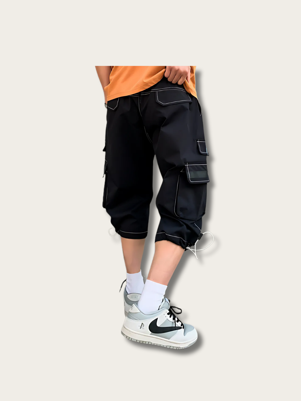 Cargo Urban Japanese Modern Shorts - Large