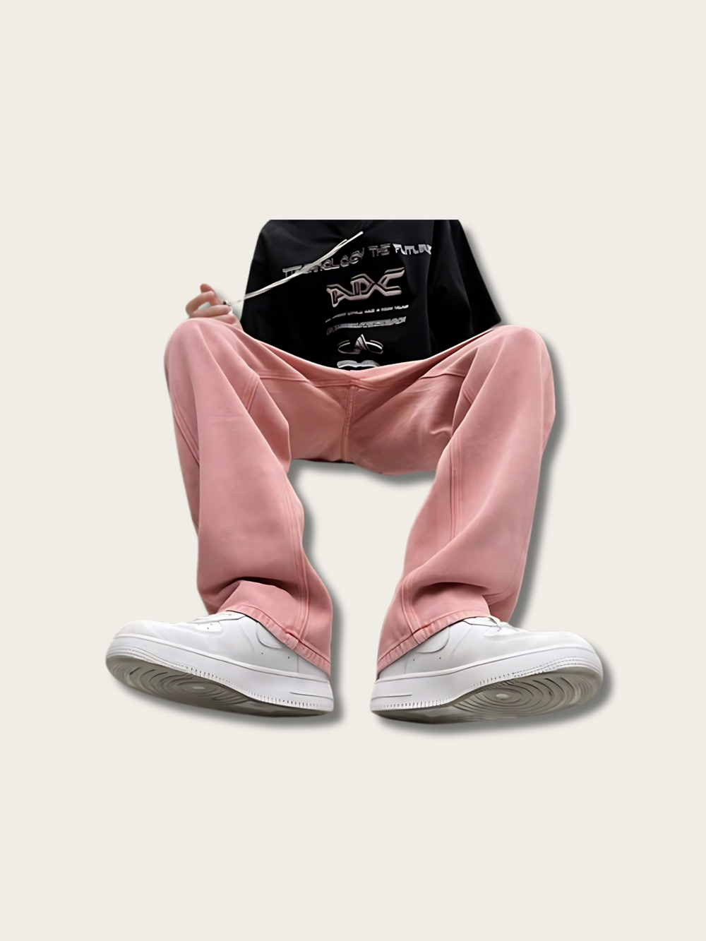 Blush Comfort Japanese Pants - Large
