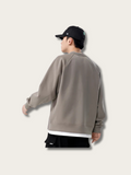 Dual Tone Minimalist Layered Japanese Sweater - Large