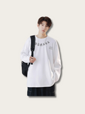 Modern Dark Script Japanese Sweater - Medium