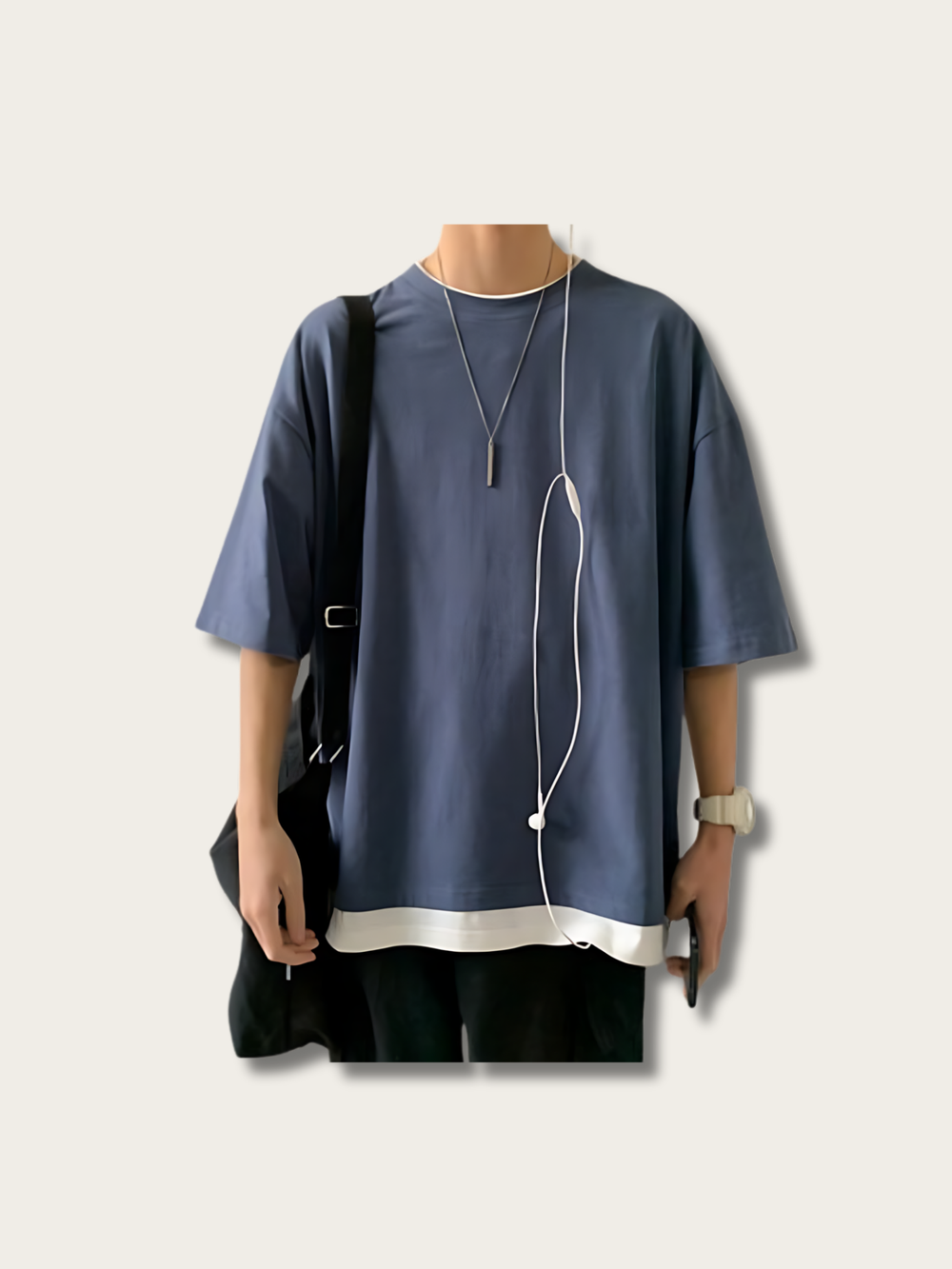 Urban Two Layer Japanese T Shirt - Medium
