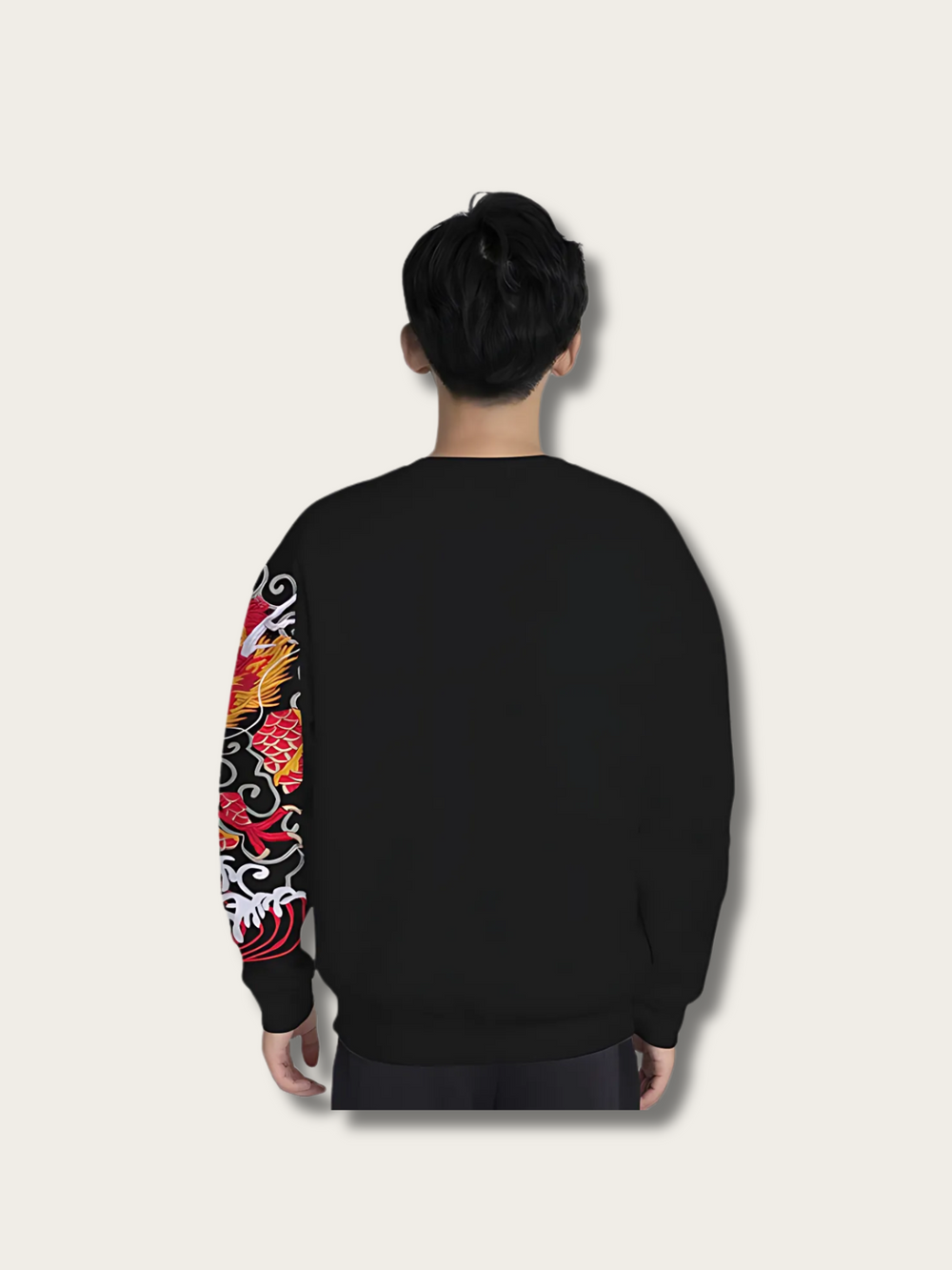 Wind Dragon Japanese Sweatshirt - Large