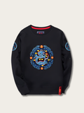 Circle Imperial Dragon Japanese Hoodie - Small