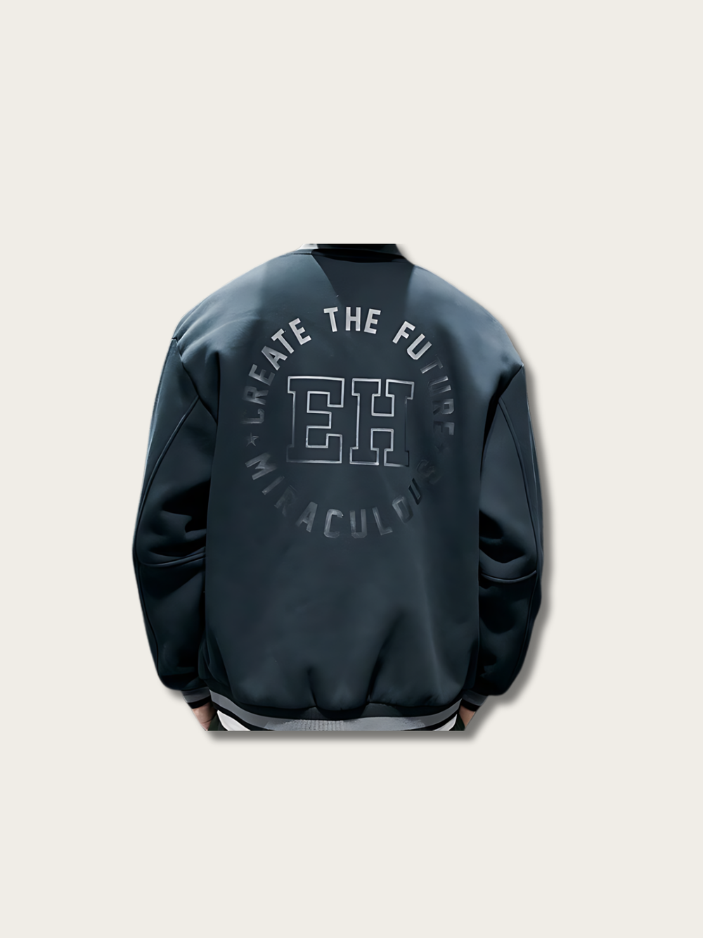 Statement Printed Japanese Jacket - Medium