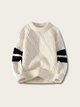 Stride Quilted Japanese Knit Sweater - Medium