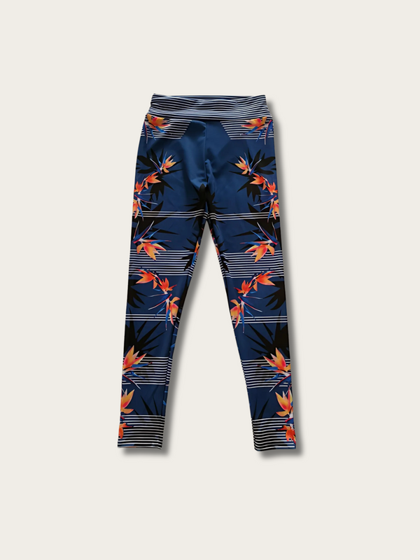 Tropical Blaze Japanese Yoga Pants - Small